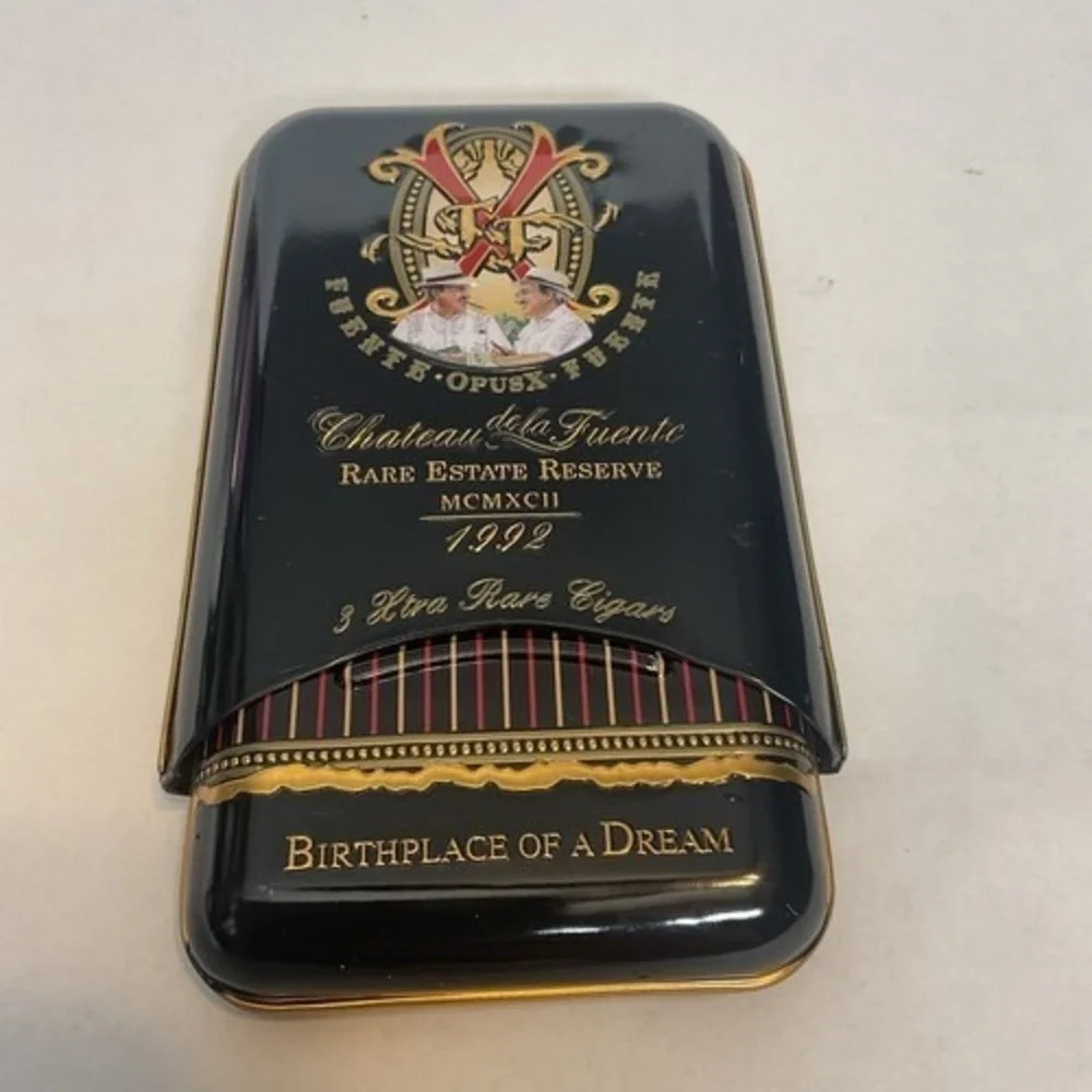Vintage Arturo Fuente Opus X Robusto Tin 48 Gauge Ring 5